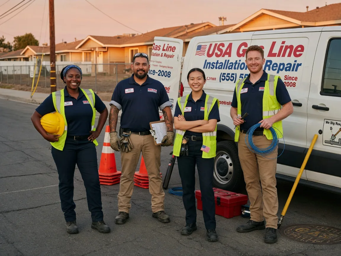 Gas Line Installation company in Leighton, IA
